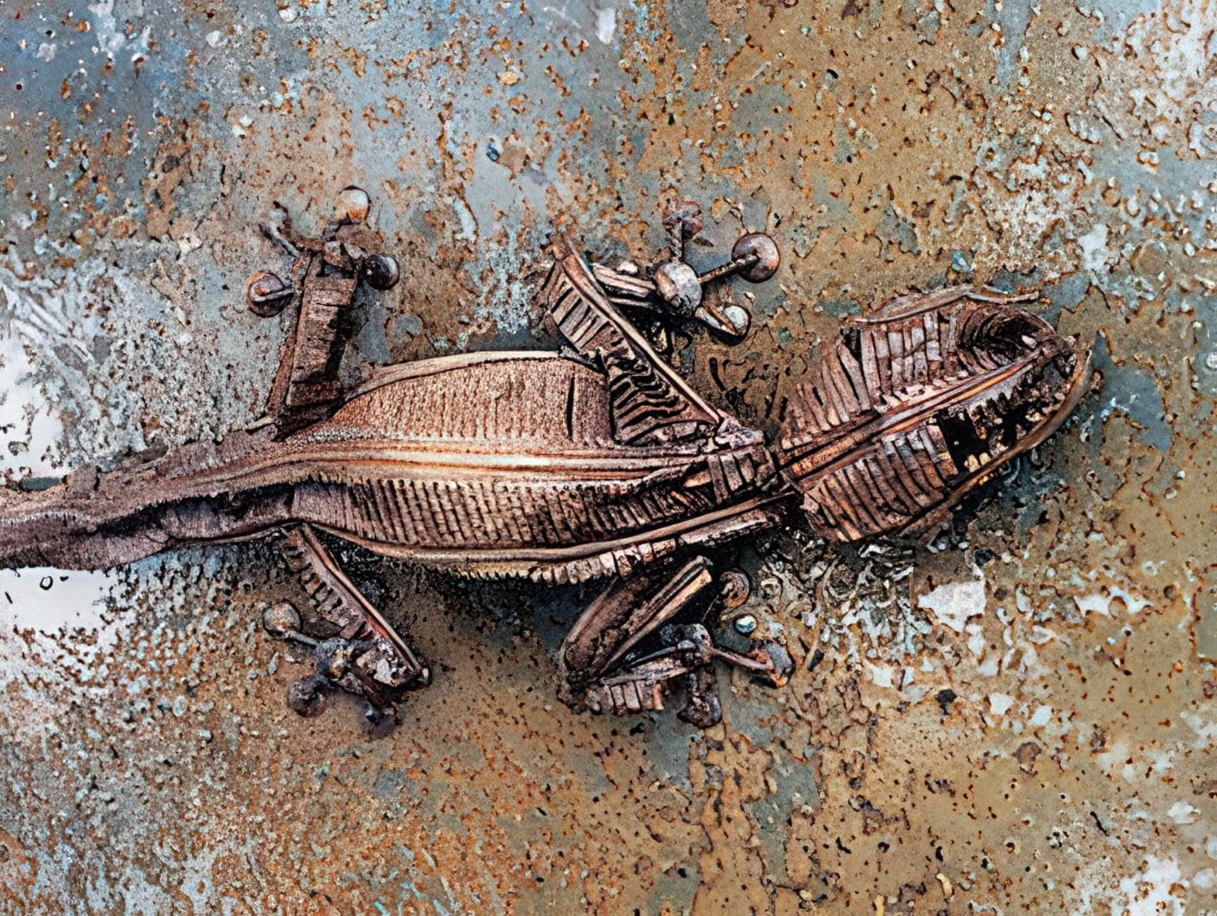 Gecko - Tierskulptur