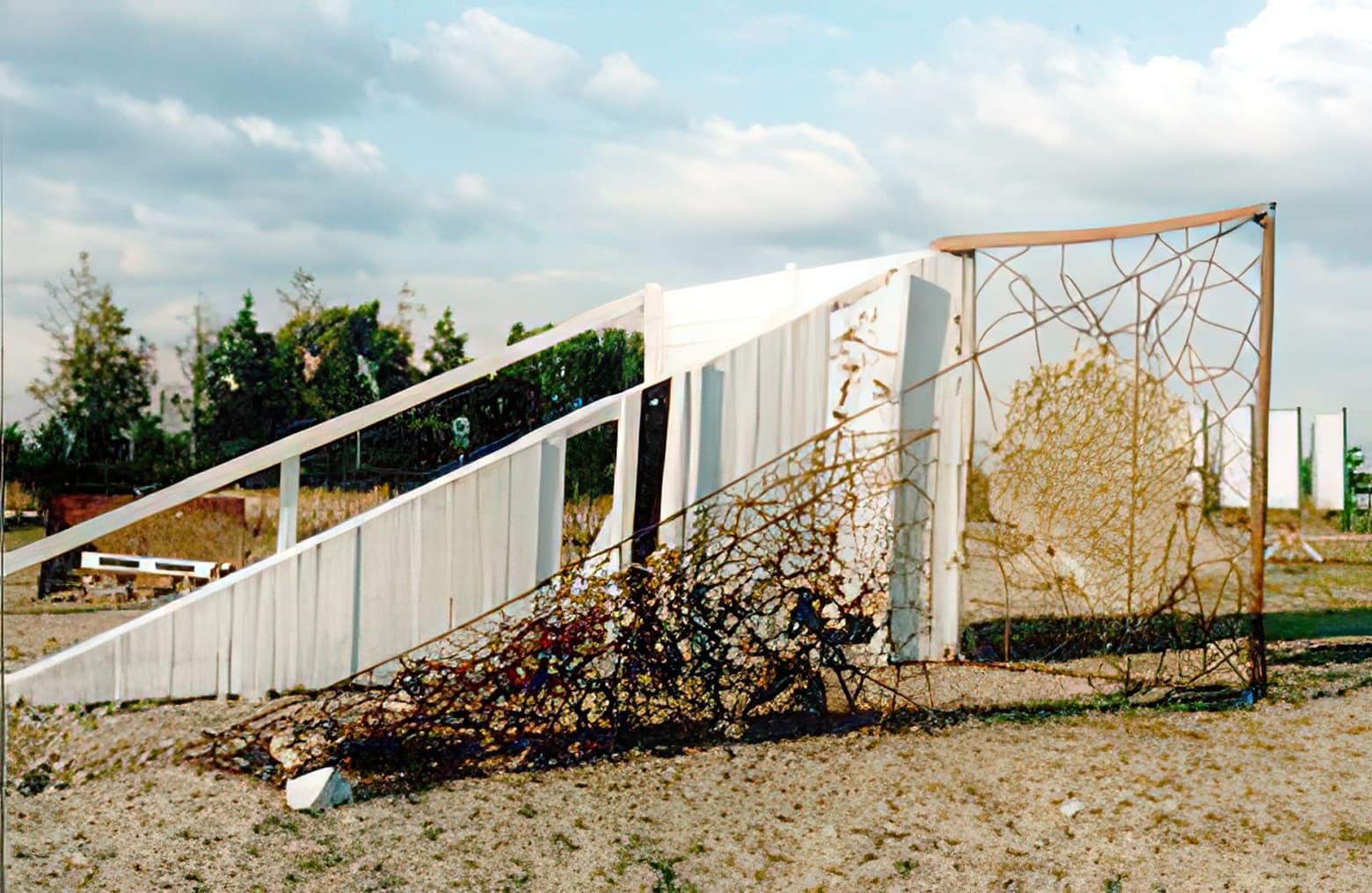 Richtfest Baggerakrobatik