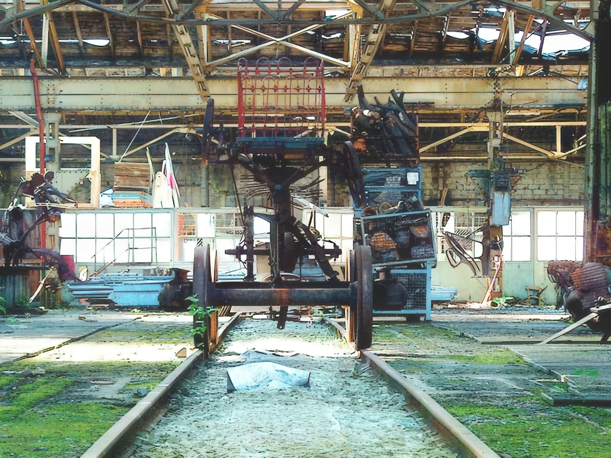 Schienenwagen Räder und Achsen